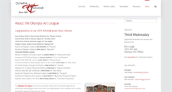 Desktop Screenshot of olympiaartleague.com